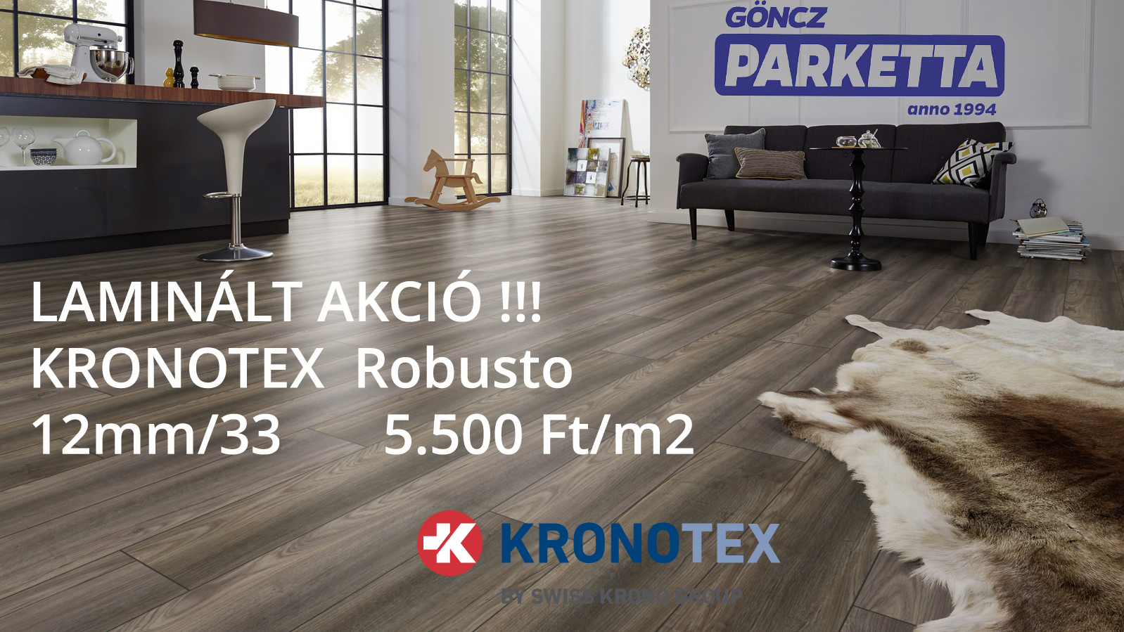 KRONOTEX parketta akció
